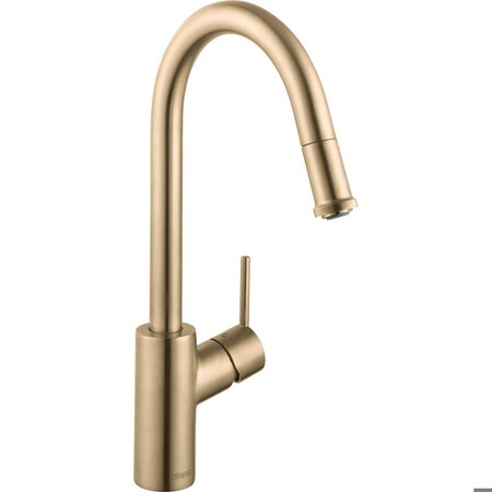 Talis S2 Higharc Kitchen Faucet, 1-Spray Pull-Down, 1.75 Gpm In Brushed Gold Optic